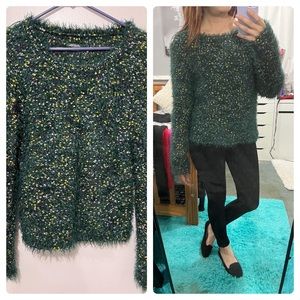 Funky Green Sweater